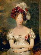 Thomas, Portrait of Princess Caroline Ferdinande of Bourbon-Two Sicilies, Duchess of Berry.